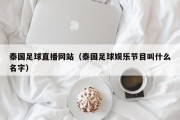 泰国足球直播网站（泰国足球娱乐节目叫什么名字）